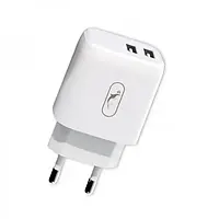 Адаптер питания для телефона SkyDolphin SC22EB White (2USB, 2.1A (MZP-000161))