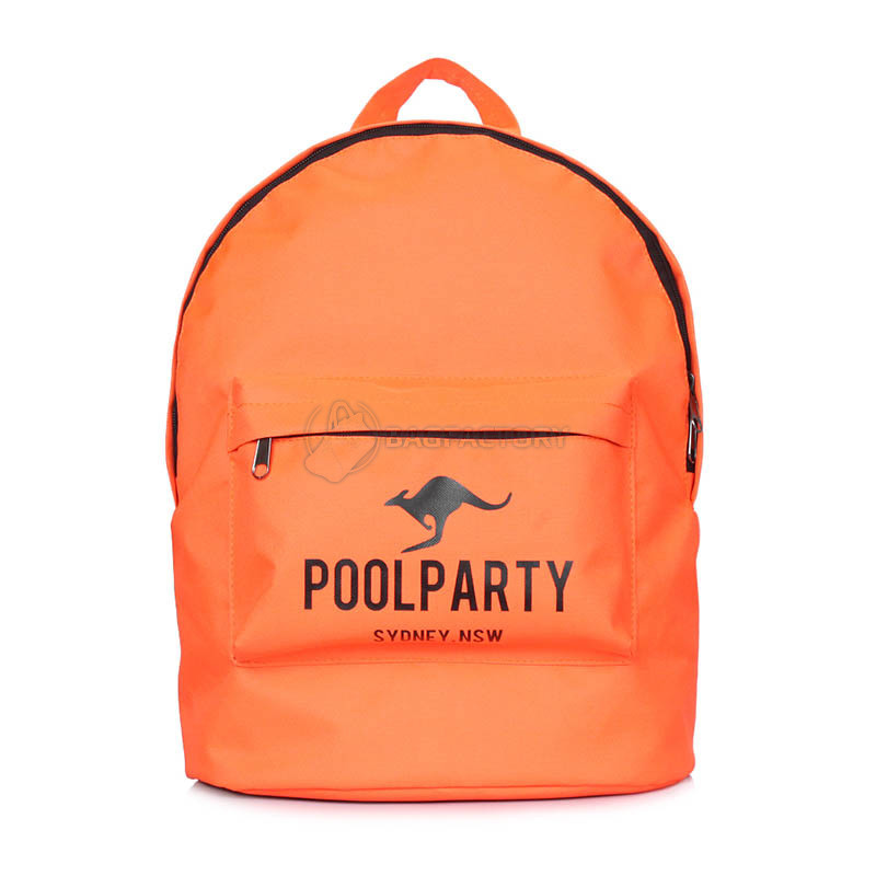 Міський молодіжний рюкзак Poolparty Жовтогарячий (backpack-oxford-orange)