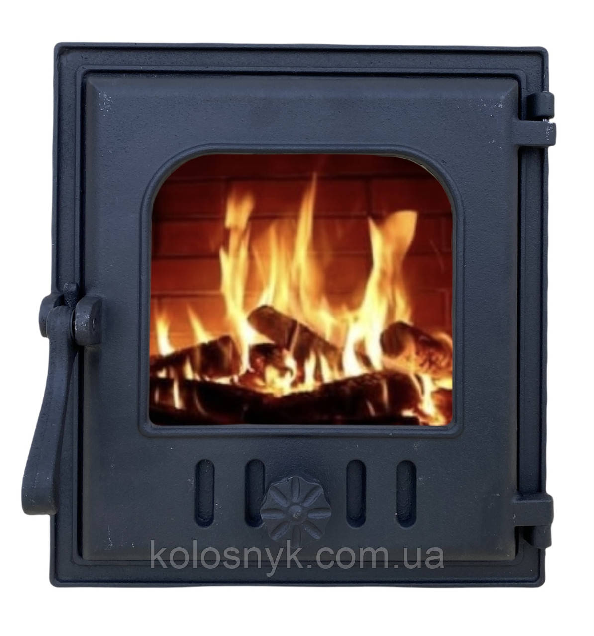 Дверцята для каміна печі барбекю 350х310мм