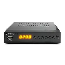 Приймач цифрового телебачення Q-Sat Q-Sat Q-150 PLUS DVB-C/T/T2 програмуємий пульт, метал, процесор GX6701