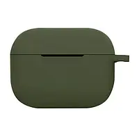 Чехол для наушников EpiK Apple Airpods Pro Silicone Case New with carabine Dark Olive