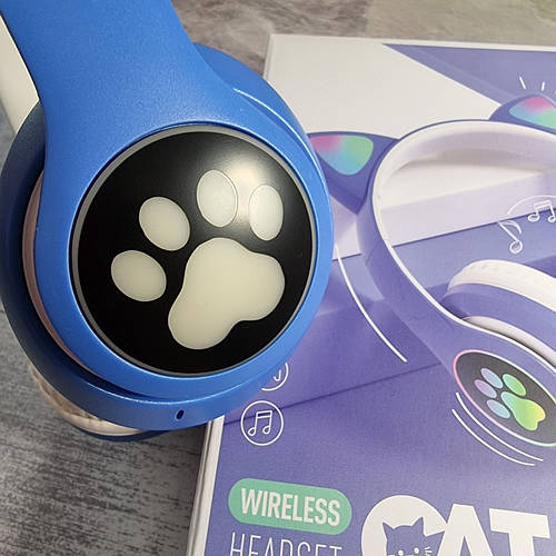 Купити Блютуз Бездротові навушники з котячими вушками LUX якість Cat