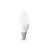 Светодиодная лампа Philips Hue E14 5.5W(40Вт), 2700K, White, Bluetooth, дымированная