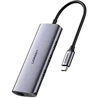 USB-хаб Ugreen CM252 Gray