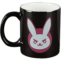 Кружка J!NX Overwatch - D. VA Ceramic Mug (JINX-7857BKPN) Black Pink 325 мл