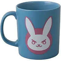 Кружка J!NX Overwatch - D. VA Ceramic Mug (JINX-7857BLPN) Blue Pink 325 мл