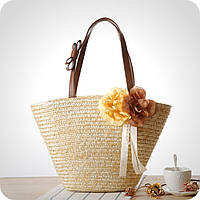 Женская соломенная сумка, плетеная сумка шопер, тренд 2021 AL-3730-16