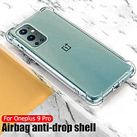 Прозрачный противоударный чехол airbag для OnePlus 9 Pro