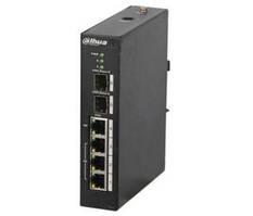 Комутатор 4 порти керований Dahua DH-PFS4206-4P-120 POE