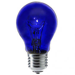 Лампа вольфрамова синя А55 С 230В 60Вт Е27