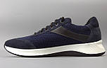 Сині кросівки сітка м'яке легке чоловіче взуття великих розмірів на літо Rosso Avangard DolGa Blu Run BS, фото 2