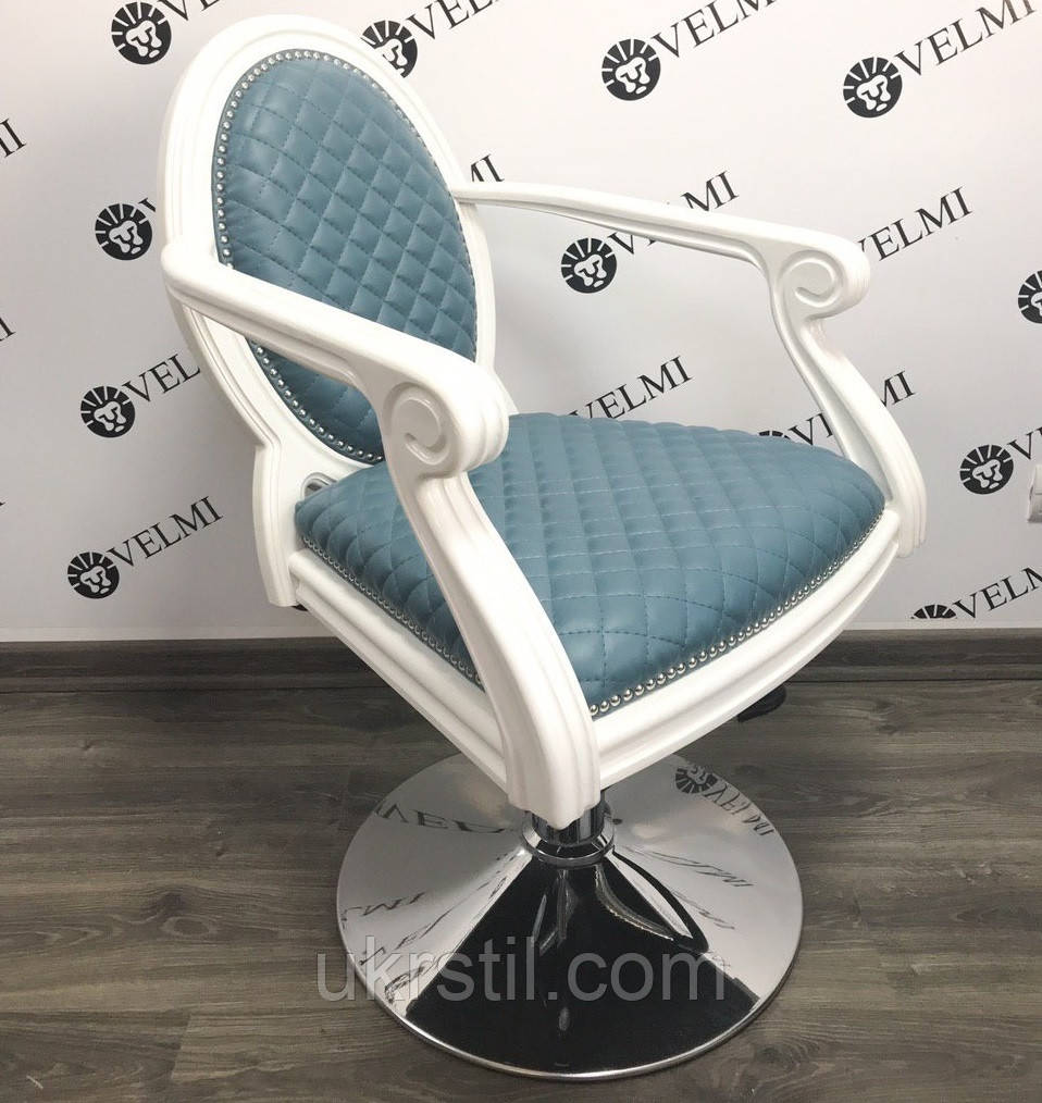 Перукарське крісло Mozart White, фото 1