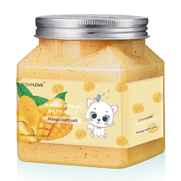 Скраб для тела SERSANLOVE Mango Fresh Bath Salt с экстрактом манго 500 мл