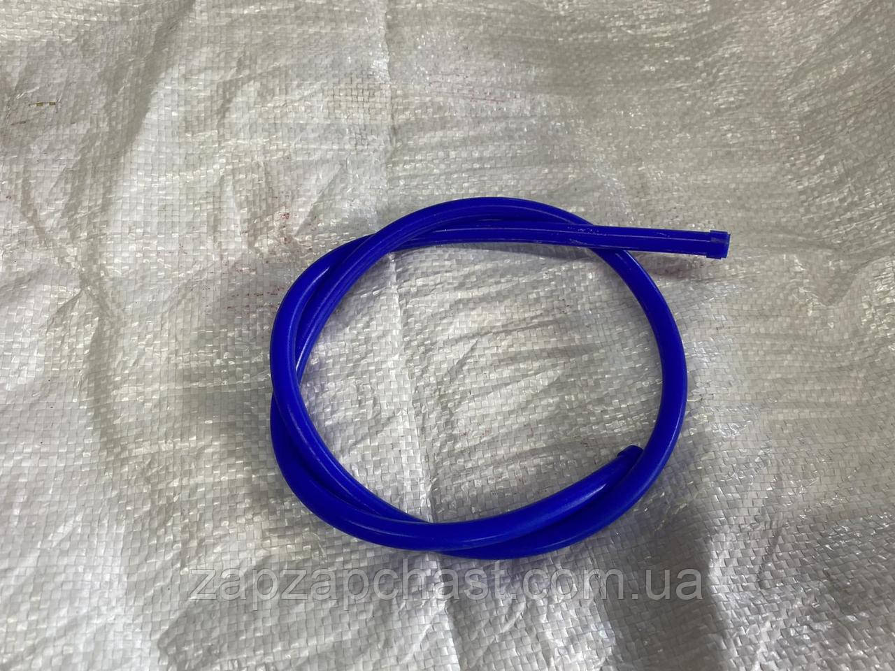 Шланг вакууму трамблера ваз 2101 2104 2105 2106 2107 2108 2109 заз 1102 1103 таврія славута силіконовий синій, фото 1
