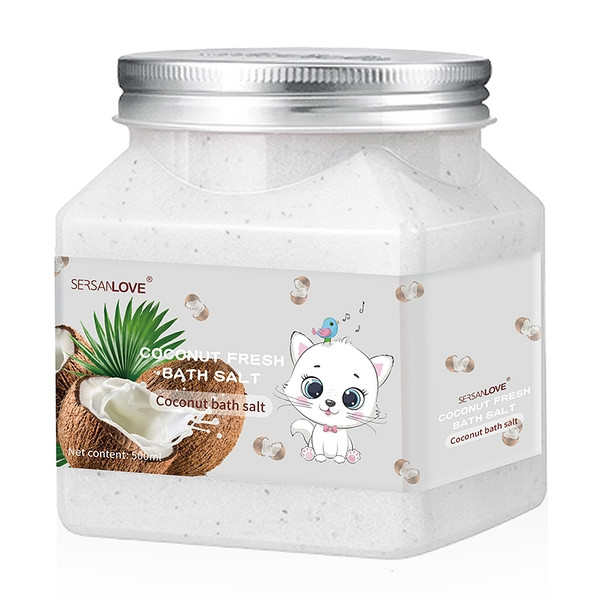 Скраб для тела SERSANLOVE Coconut Fresh Bath Salt с экстрактом кокоса 500 мл