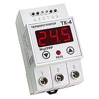 Терморегулятор DIN с датчиком DigiTop ТК-4 -50,+125, шаг: 0,1, 16А