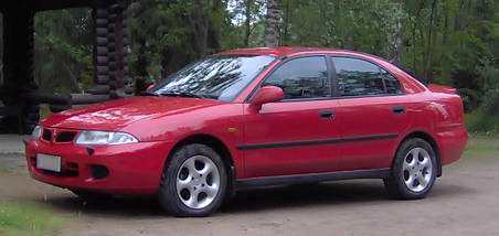 Амортизатор Mitsubishi Carisma каризма передній від 1995 р. з двигунами 1.6 1.8 1.9, Амортизатори Carisma, фото 3