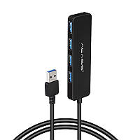 USB hub Acasis AB3-L46 на 4 порта USB 3.0 (Черный)