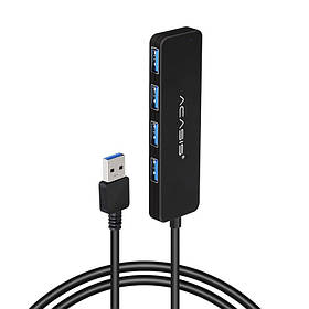 USB hub Acasis AB3-L46 на 4 порти USB 3.0 (Чорний)