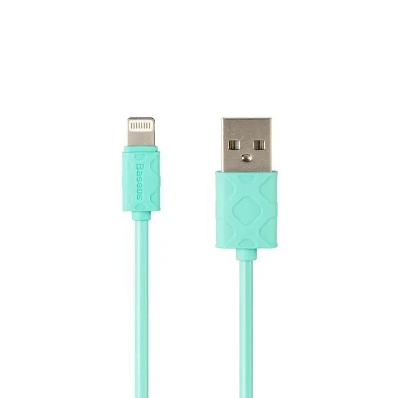 Кабель зарядний Lightning BASEUS Yaven Lightning Cable Green 1 м (CALUN-06)
