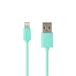Кабель зарядний Lightning BASEUS Yaven Lightning Cable Green 1 м (CALUN-06)