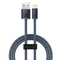 Кабель зарядный Lightning Baseus Dynamic Series 2.4A USB - Lightning 1 m Grey (CALD000416)