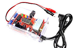 Блок живлення, регульований лабораторний — збірка радіоконструктор оновлений DIY LM 317