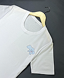 Повсякденна молодіжна чоловіча біла футболка для хлопців із українською символікою, фото 10
