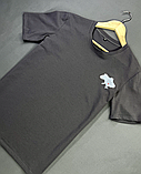 Якісна сіра чоловіча патріотична футболка з українською символікою, фото 5