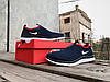 Чоловічі літні кросівки мокасини дихаючі Nike Free 3.0 Blue Red сині, фото 10