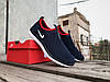 Чоловічі літні кросівки мокасини дихаючі Nike Free 3.0 Blue Red сині, фото 9
