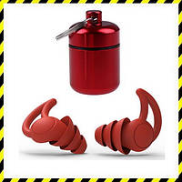 Бервуха для стрільби тактичні, стрільці пасивні Tactical ProPlugs Red 3 flange