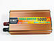 Перетворювач напруги (інвертор) UKC 12-220V UKC 1000W gold, фото 6