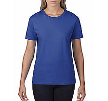 Футболка жіноча Premium Cotton 185 Gildan синя 4100L-7686C (4100L-7686C-S (S) x 248403)
