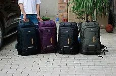 Рюкзак туристичний Ruijincheng 50 л. Чорний, фото 3