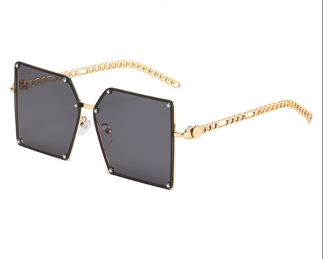 Сонце захисні окуляри чорні, квадратні, окуляри від сонця, FS-1435,1