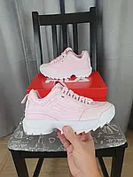 Женские кроссовки розовые Fila Disruptor 2 Pink. Кроссы Фила Дисраптор 2 женские демисезонные весна осень