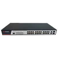 Комутатор 24 порти керований Hikvision DS-3E2326P PoE
