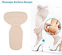 Накладки вкладиші для взуття від натирання п'ят Heel Pad Beige, фото 2