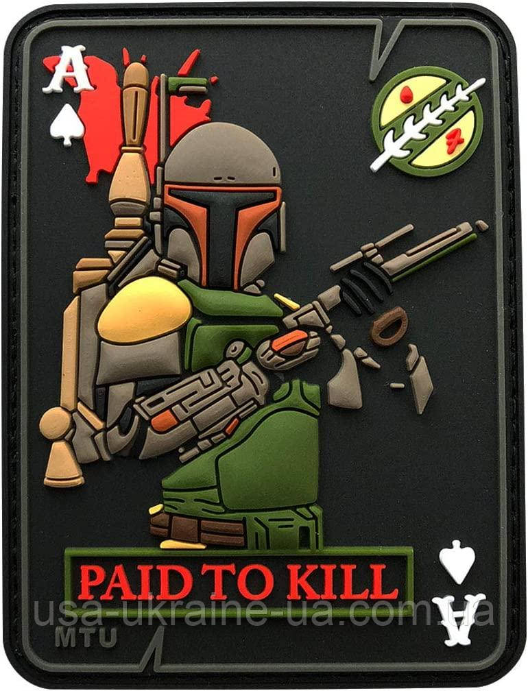 Тактична нашивка Miltacusa Mando Boba Dead Card, фото 1