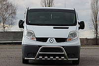 Кенгурятник усатый d60 на Renault Trafic 2001-2014+ защита на Рено Трафик