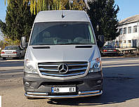 Кенгурятник ус двойной d60/42 на Mercedes Sprinter 2006-2014+ защита на Мерседес спринтер