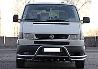 Кенгурятник усатый d60 на Volkswagen T4 1990-2003 защита на Фольксваген Т4