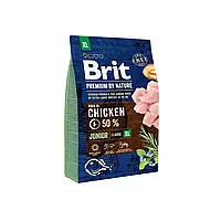 Brit Premium by Nature JUNIOR XL (Брит Премиум Джуниор) корм для щенков гигантских пород от 1 до 30 мес. 3 кг.