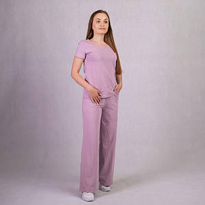 Комплект футболки + штани фулікра "Клеш колір світло-фіолетовий" тильки 42