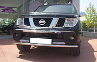 Кенгурятник на Nissan Navara 2005-2014 d60 УС одинарный передняя дуга на ниссан навара