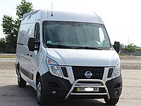 Кенгурятник с нержавейки на Nissan NV400 2010+ защита бампера на Ниссан НВ400