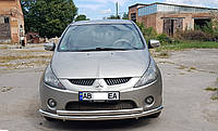 Кенгурятник УС двойной d60/42 на Mitsubishi Grandis 2003-2011 дуга на Митсубиси Грандес