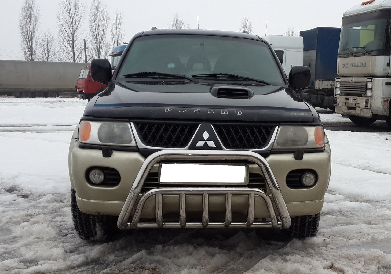 Кенгурятник на Mitsubishi Pajero Sport 1996-2008 усиленная защита ...