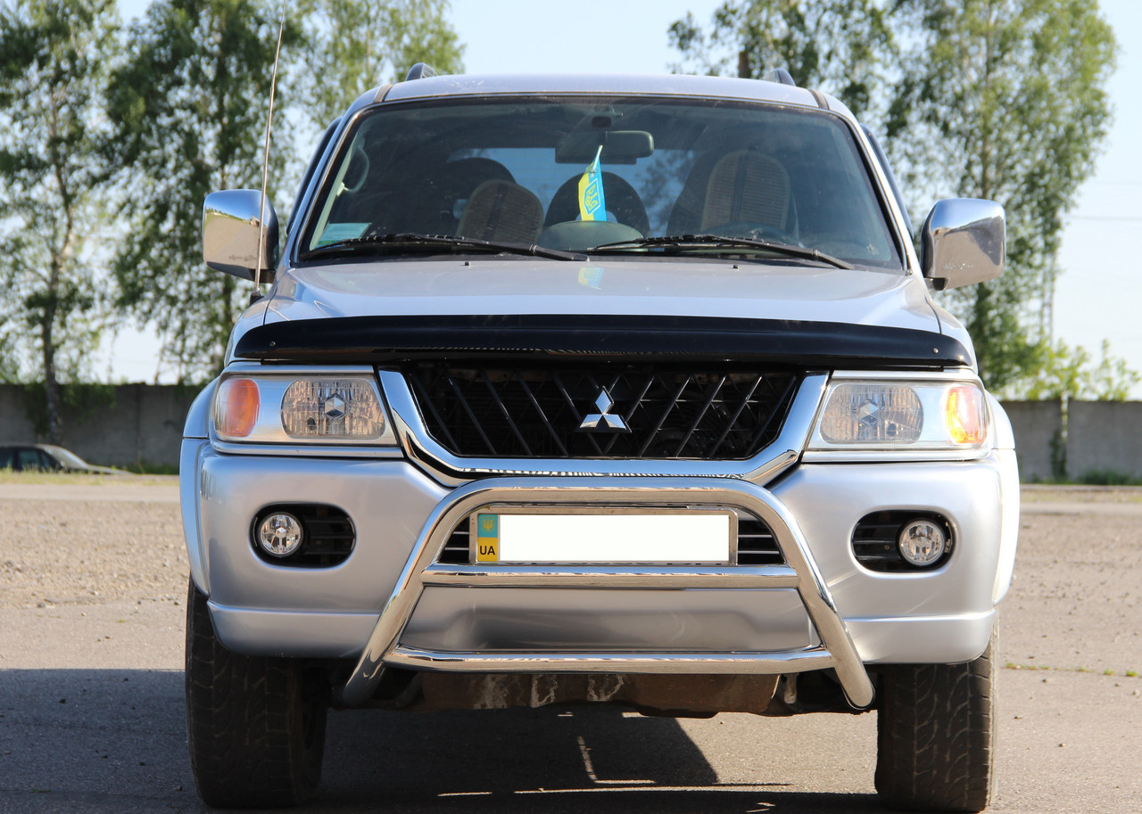 Кенгурятник на Mitsubishi Pajero Sport 1996-2008 защита бампера ...